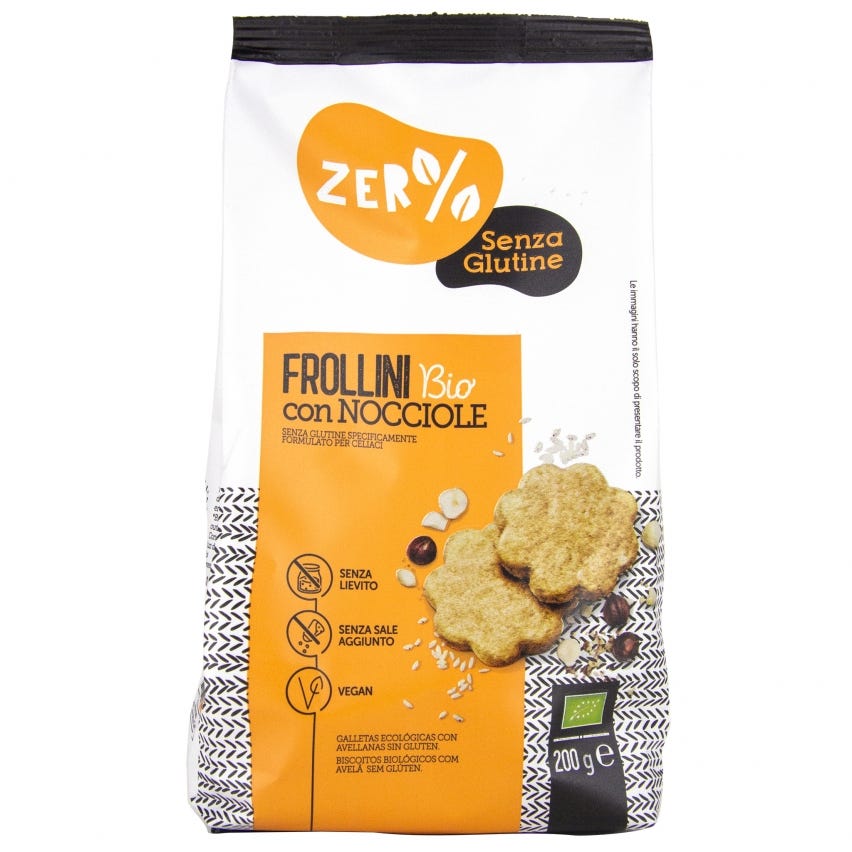 Frollini di riso con nocciole