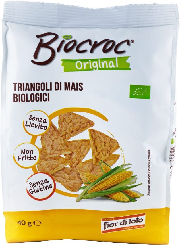 Triangoli snack di mais