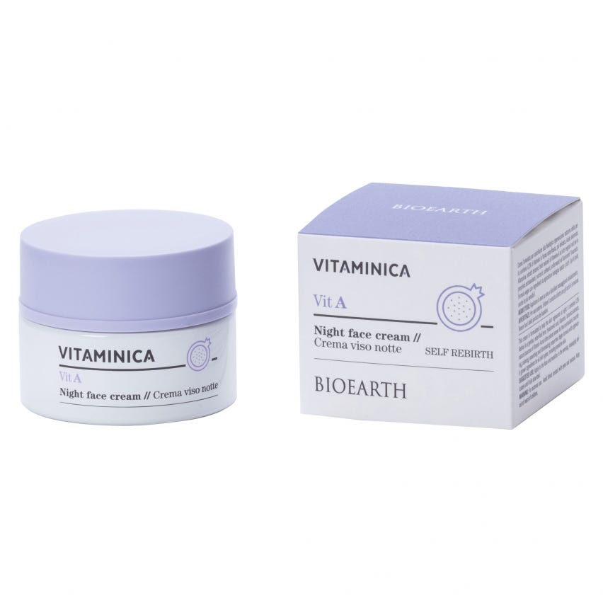 Crema viso notte leggera Vitamina A