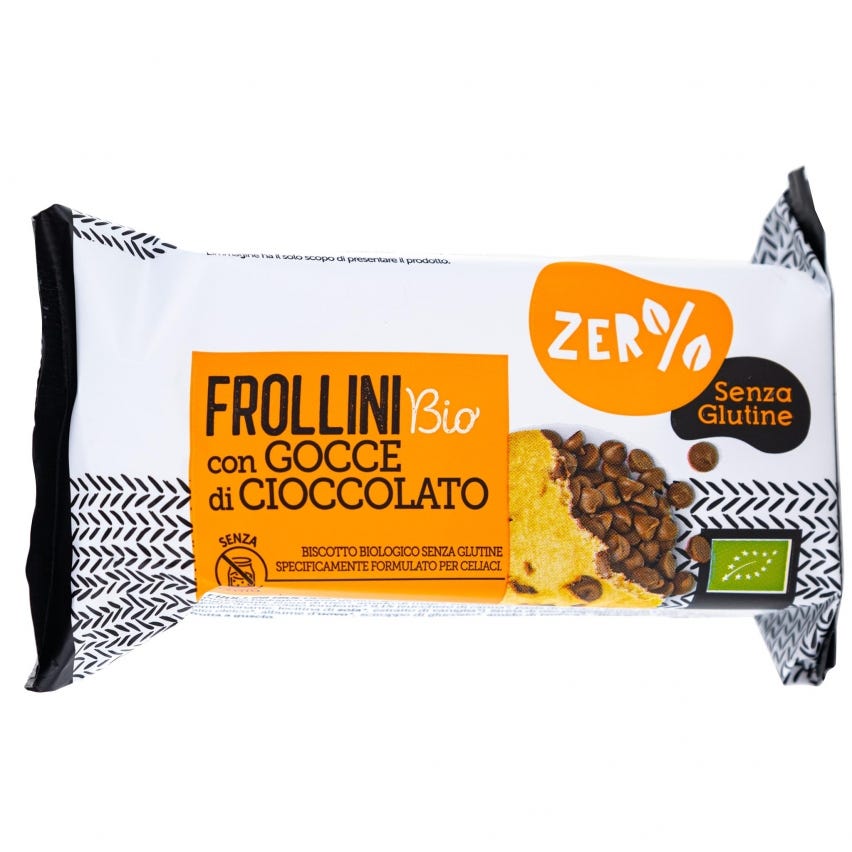 Frollini con gocce di cioccolato