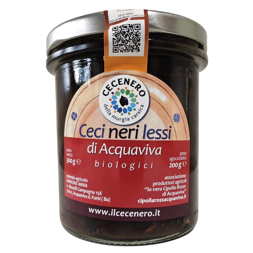 Cece nero lesso di Acquaviva