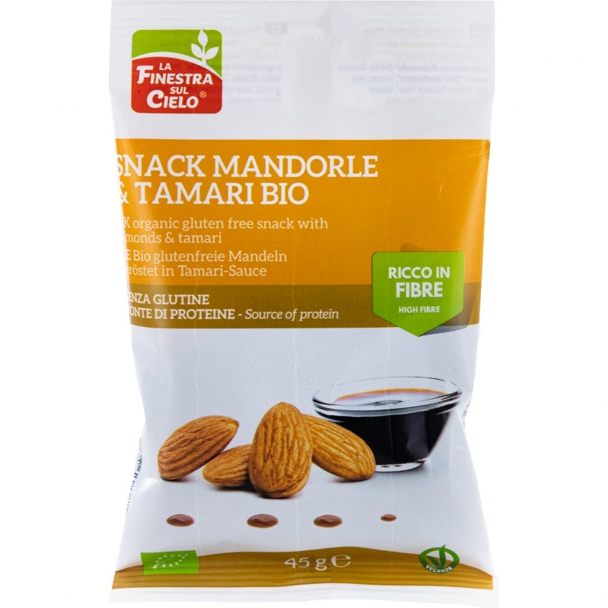 Snack mandorle e tamari