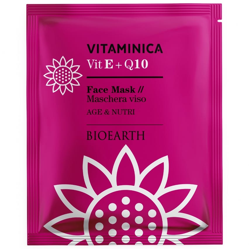 Maschera Viso Vitamina E e Q10