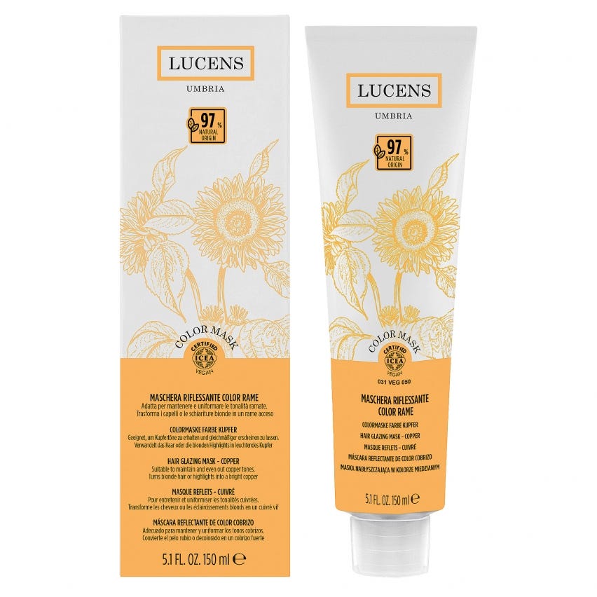 Maschera riflessante rame
