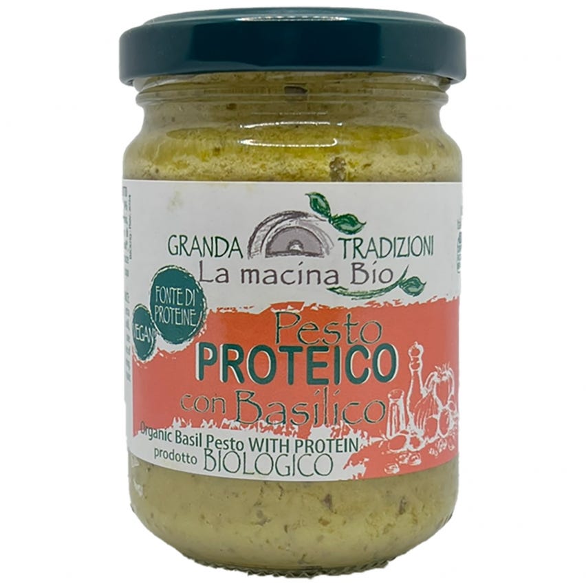 Pesto proteico al basilico