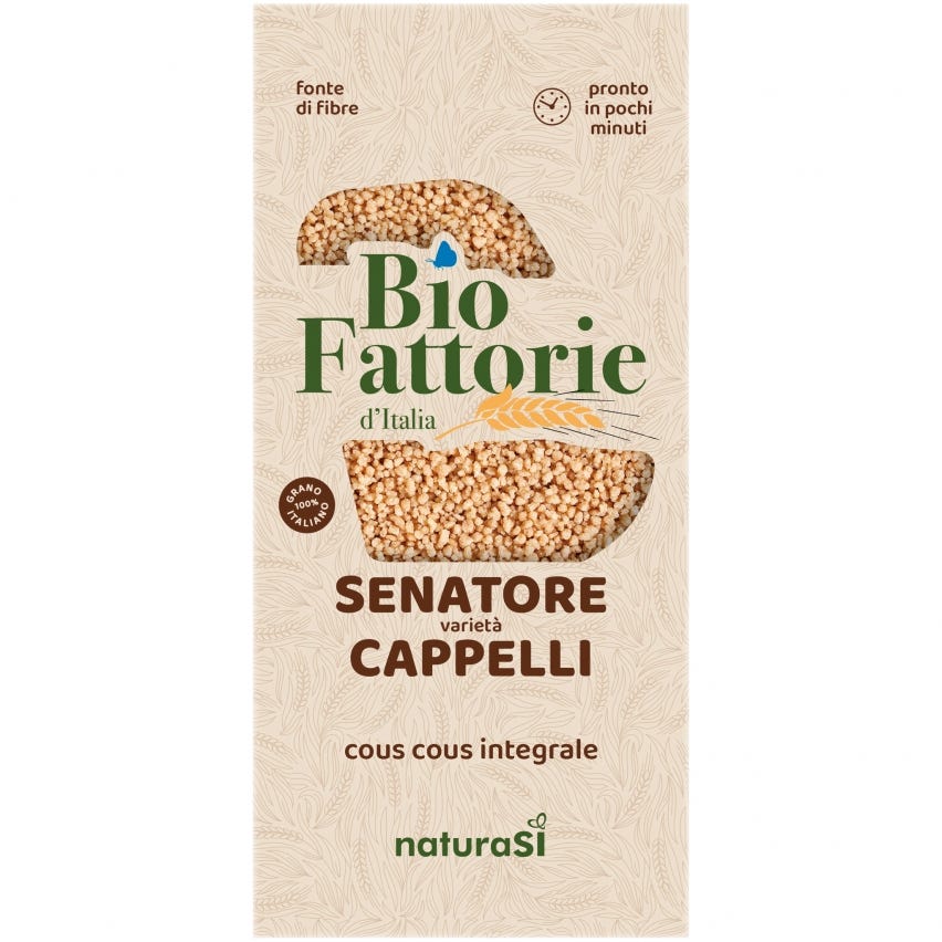 Cous cous integrale Senatore varietà Cappelli