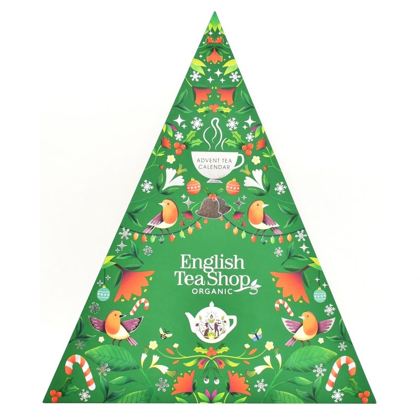 Calendario dell'avvento - triangolo verde
