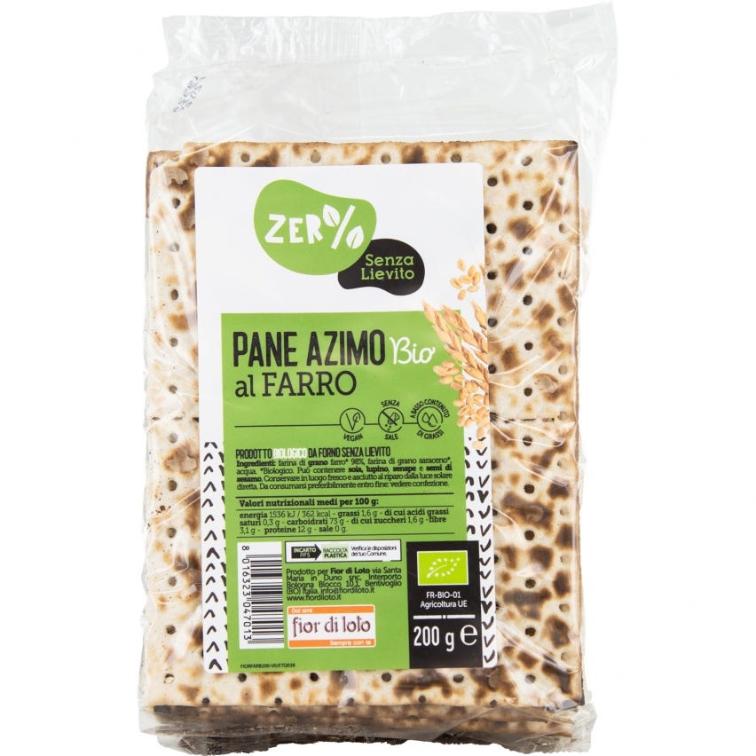 Pane azimo al farro 