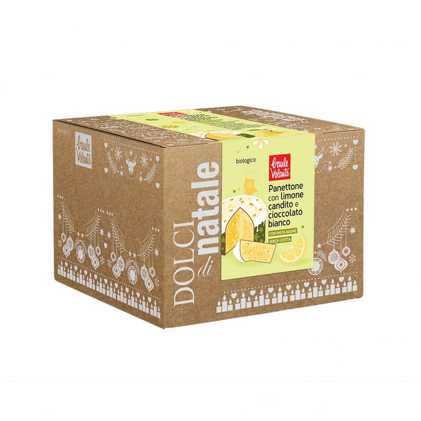 Panettone limone e cioccolato bianco