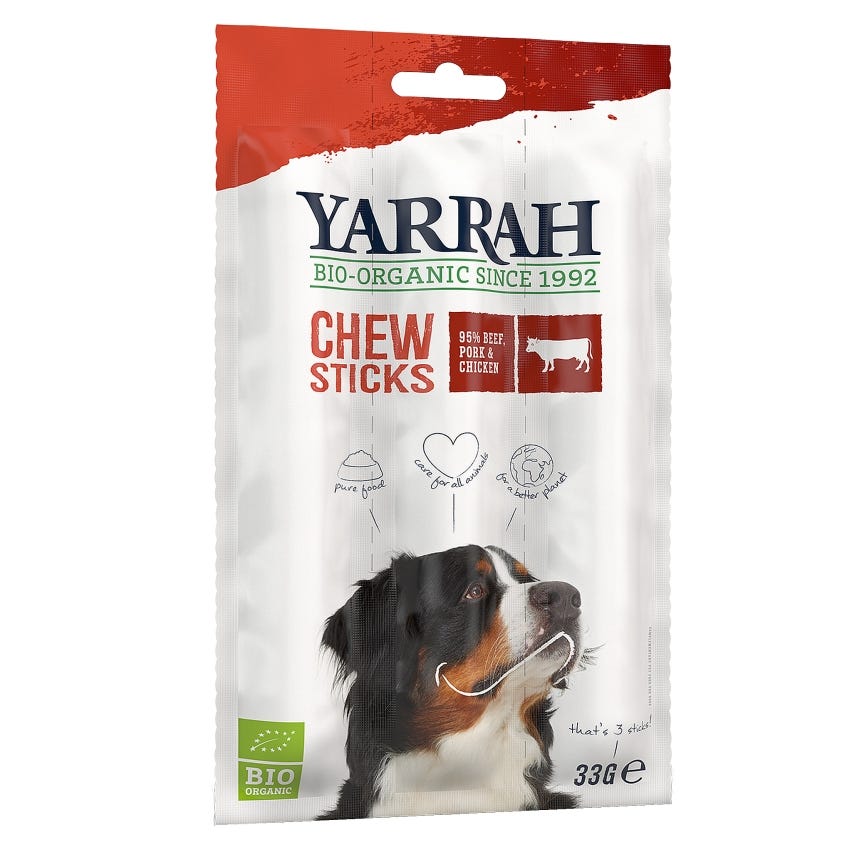 Bastoncini da masticare con vitello per cani adulti Chewing Sticks
