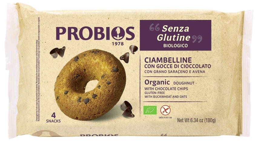 Ciambelline con gocce di cioccolato Rice & Rice